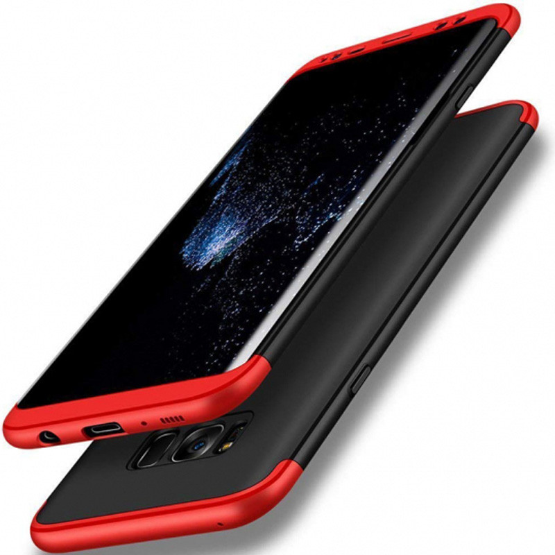 

Пластиковая накладка GKK LikGus 360 градусов (opp) для Samsung G950 Galaxy S8 Черный / Красный (129387)