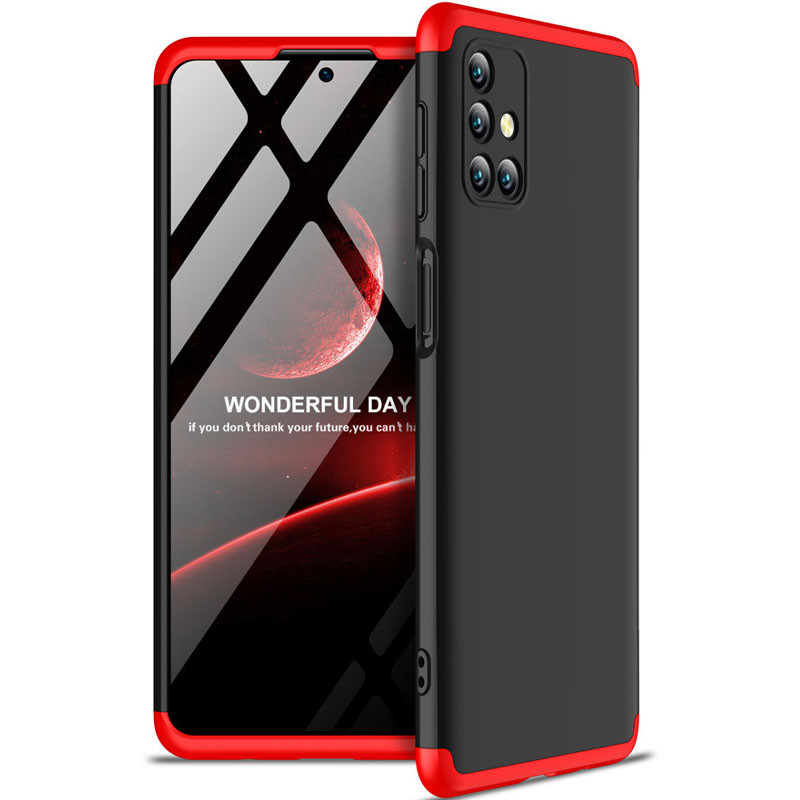 

Пластикова накладка GKK LikGus 360 градусів (opp) для Samsung Galaxy M31s (Чорний / червоний)