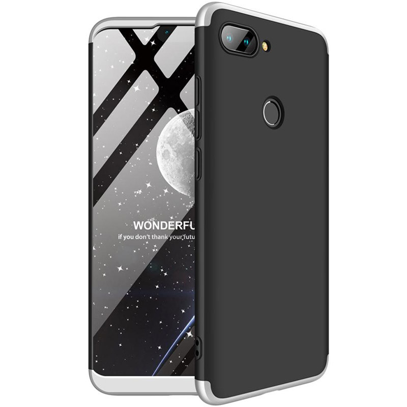 

Пластиковая накладка GKK LikGus 360 градусов (opp) для Xiaomi Mi 8 Lite / Mi 8 Youth (Mi 8X) Черный / Серебряный (129522)