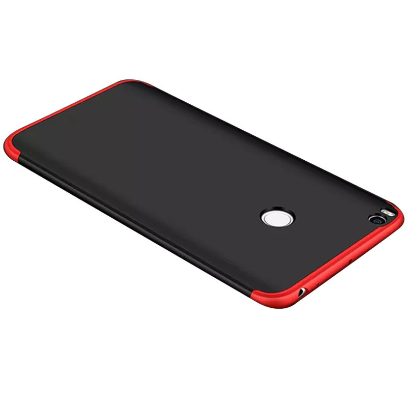 

Пластиковая накладка GKK LikGus 360 градусов (opp) для Xiaomi Mi Max 2 Черный / Красный (149963)