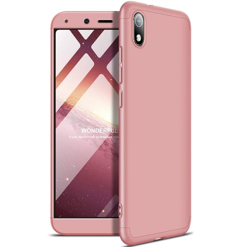 

Пластиковая накладка GKK LikGus 360 градусов (opp) для Xiaomi Redmi 7A Розовый / Rose Gold (136313)