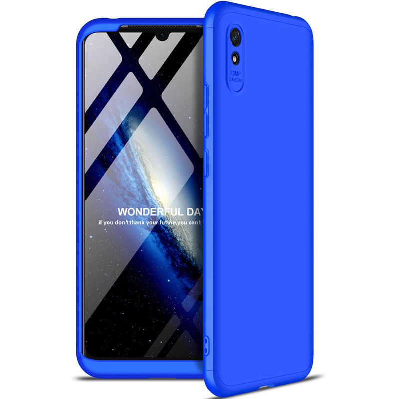 

Пластиковая накладка GKK LikGus 360 градусов (opp) для Xiaomi Redmi 9A Синий (145121)