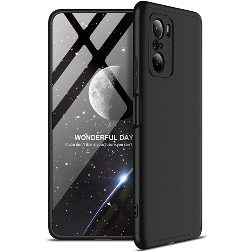 

Пластикова накладка GKK LikGus 360 градусів (opp) для Xiaomi Redmi K40 (Чорний)