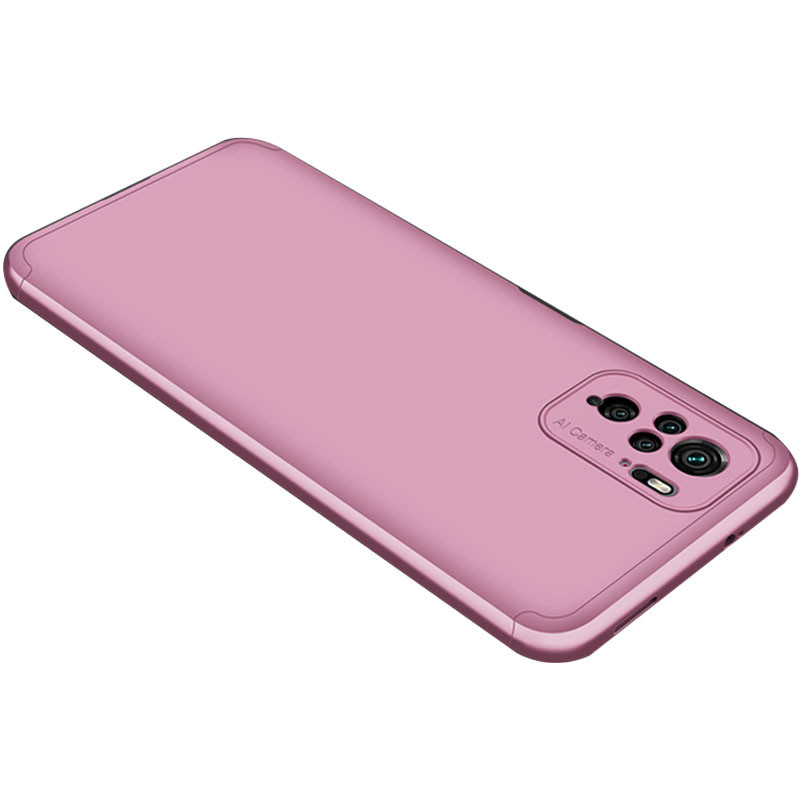 

Пластикова накладка GKK LikGus 360 градусів (opp) для Xiaomi Redmi Note 10s (Рожевий / Rose Gold)