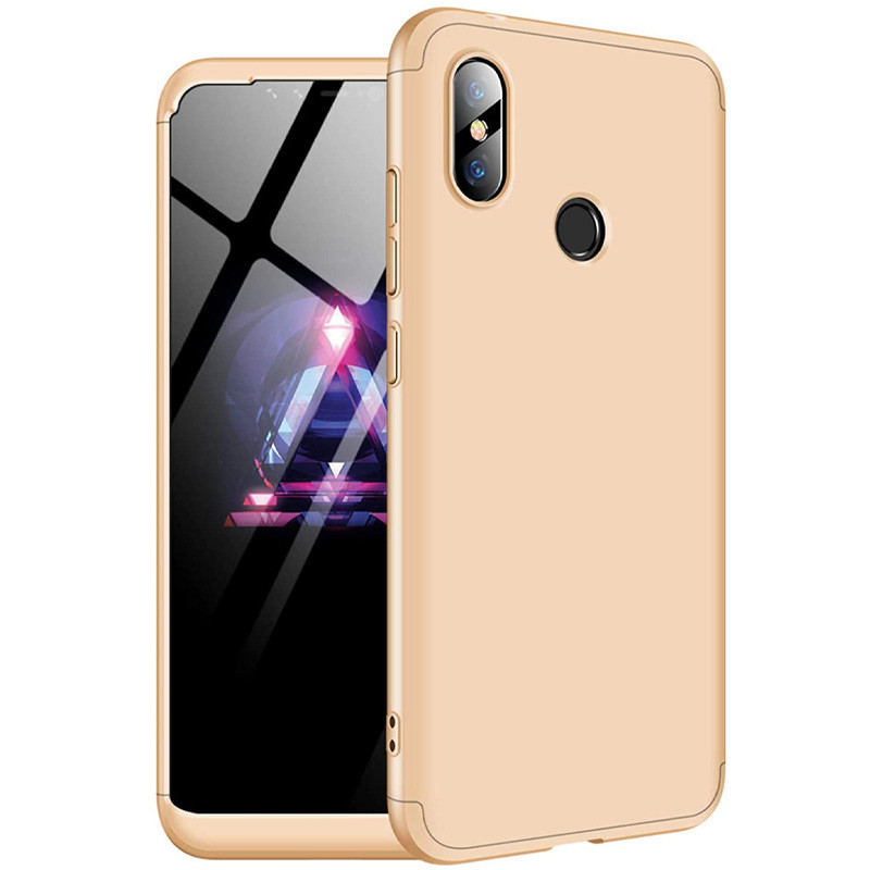 

Пластиковая накладка GKK LikGus 360 градусов (opp) для Xiaomi Redmi Note 5 Pro / Note 5 (DC) Золотой (129574)