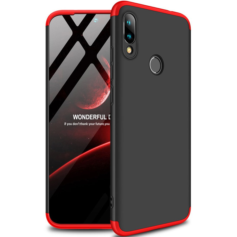 

Пластиковая накладка GKK LikGus 360 градусов (opp) для Xiaomi Redmi Note 7 Pro Черный / Красный (136289)