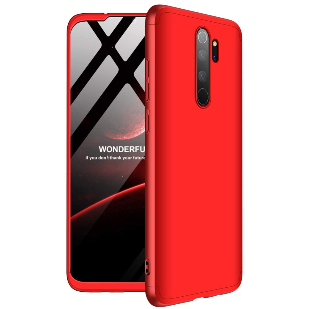 

Пластиковая накладка GKK LikGus 360 градусов (opp) для Xiaomi Redmi Note 8 Pro Красный (129594)