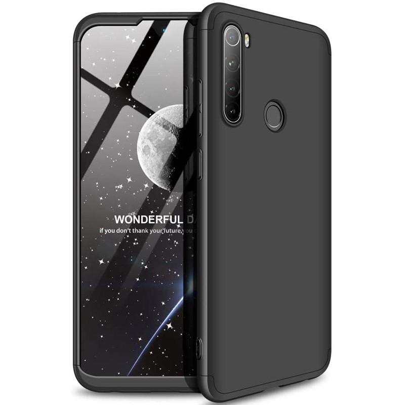 

Пластикова накладка GKK LikGus 360 градусів (opp) для Xiaomi Redmi Note 8 (Чорний)