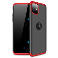 Пластиковая накладка GKK LikGus 360 градусов (opp) с лого для Apple iPhone 12 (6.1")