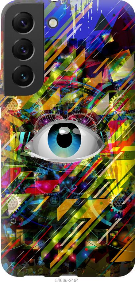 Чехол на Samsung Galaxy S22 Абстрактный глаз