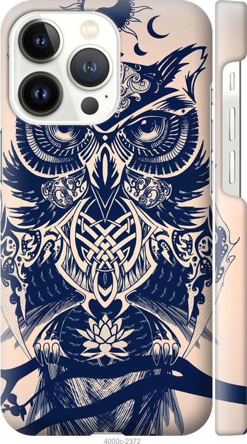 

Чехол на iPhone 13 Pro Узорчатая сова