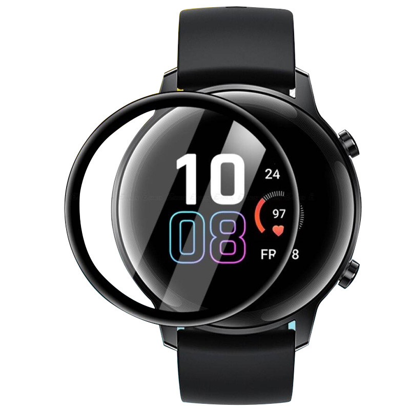 

Полімерна плівка 3D (full glue) (тех.пак) для Huawei Honor MagicWatch 2 (46mm) (Чорний)