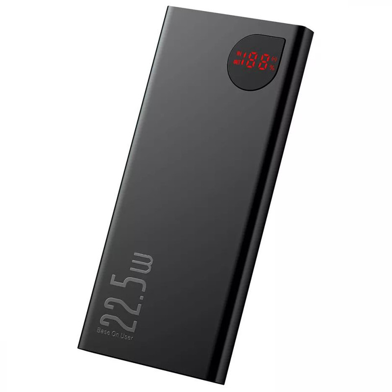 

Портативное зарядное устройство Baseus Adaman Metal QC 22.5W Overseas Edition 20000 mAh (PPAD070101) Black (247766)