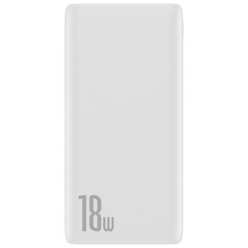 

Портативное зарядное устройство Baseus Bipow PD+QC 18W 10000mAh Белый (185199)