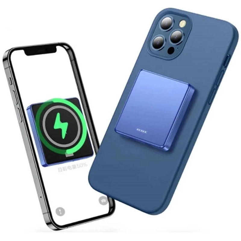 

Портативное зарядное устройство Magsafe Square 15W 5000 mAh Blue (200614)