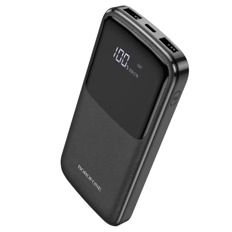 

Портативний зарядний пристрій Power Bank BOROFONE BJ17 Oceanic 10000 mAh (Чорний)
