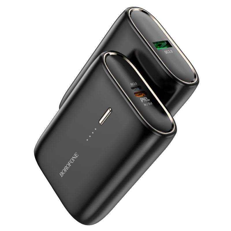 

Портативное зарядное устройство Power Bank BOROFONE BJ21 PD20W+QC3.0 10000 mAh Черный (222152)