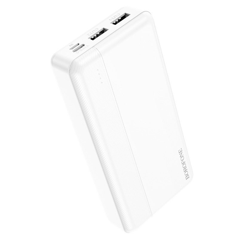 

Портативний зарядний пристрій Power Bank BOROFONE BJ24A 20000 mAh (Білий)