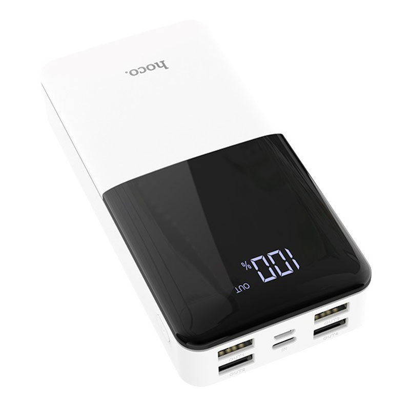 

Портативное зарядное устройство Power Bank Hoco J42A High 20000 mAh Белый (188677)
