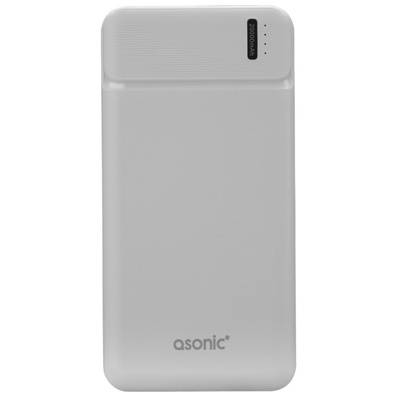 

Портативное зарядное устройство Power Bank Qsonic AS-P20 2USB 2.1A 20000 mAh Белый (209796)