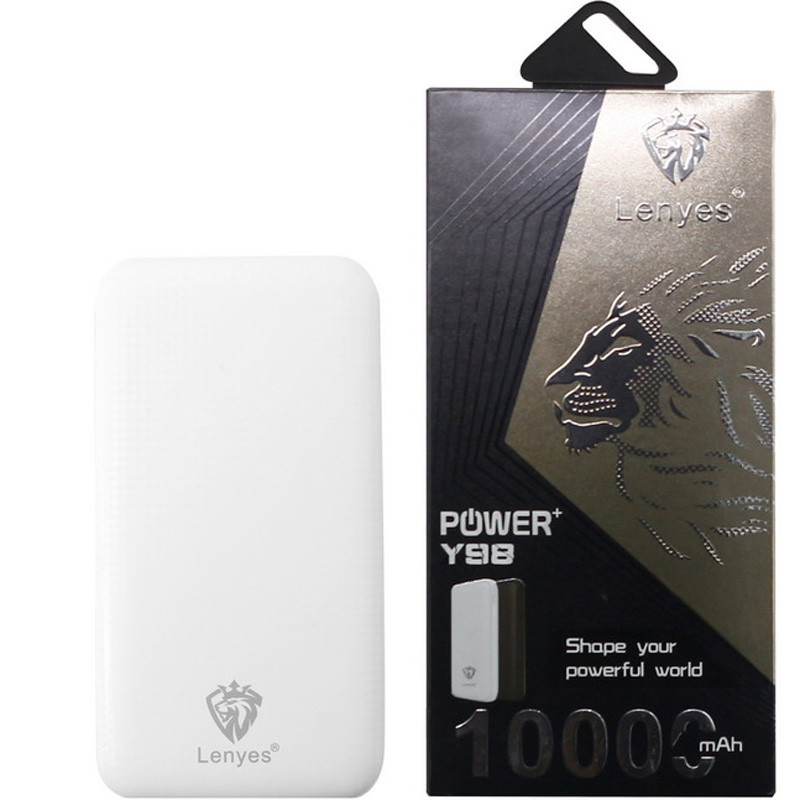 

Портативное зарядное устройство Lenyes Y98 (10000 mAh) Белый (112689)