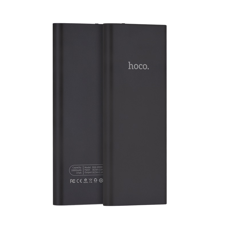 

Портативное зарядное устройство Power Bank Hoco B16 Metal 10000 mAh Черный (115596)