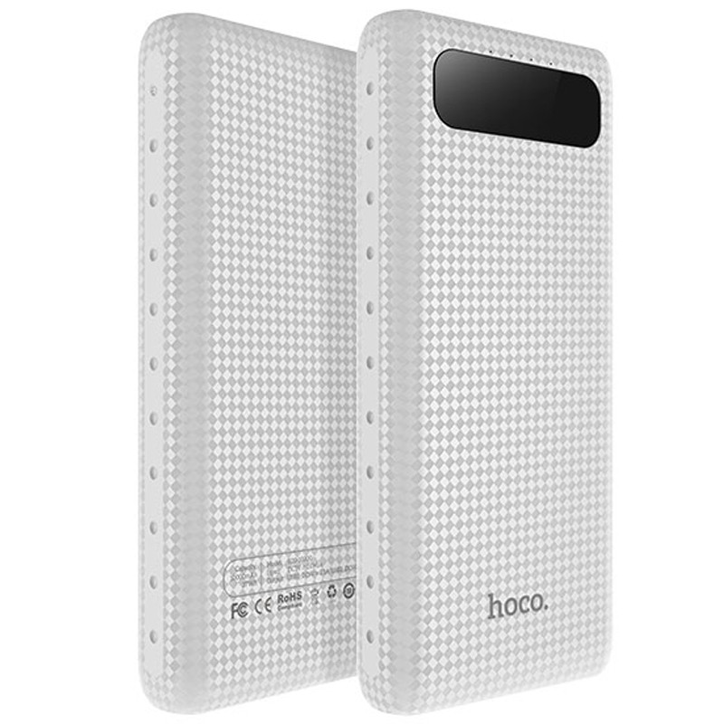 

Портативное зарядное устройство Power bank HOCO B20A 20000 mAh Белый (97578)