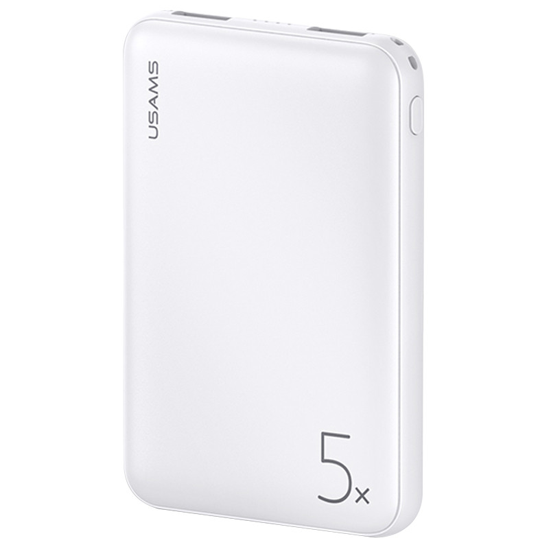 

Портативное зарядное устройство Power bank Usams US-CD123 PB47 2.1A 5000 mAh Белый (132487)