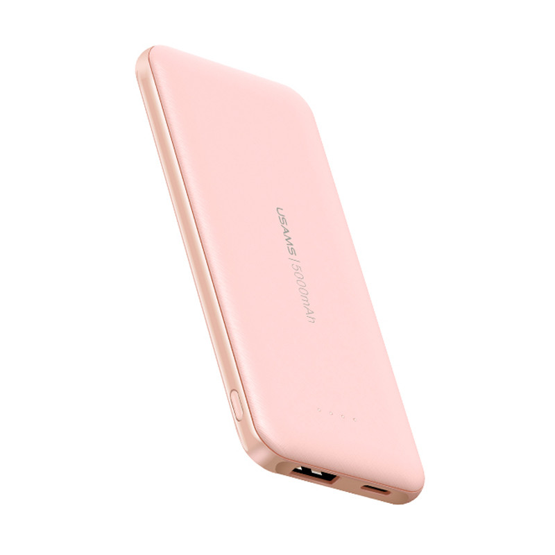 

Портативное зарядное устройство Usams PB33 US-CD96 Single USB 5000mAh Розовый (123336)