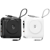 Портативное ЗУ Power Bank WIWU Wi-P051 6 in 1 PD45W с БЗУ 15000 mAh