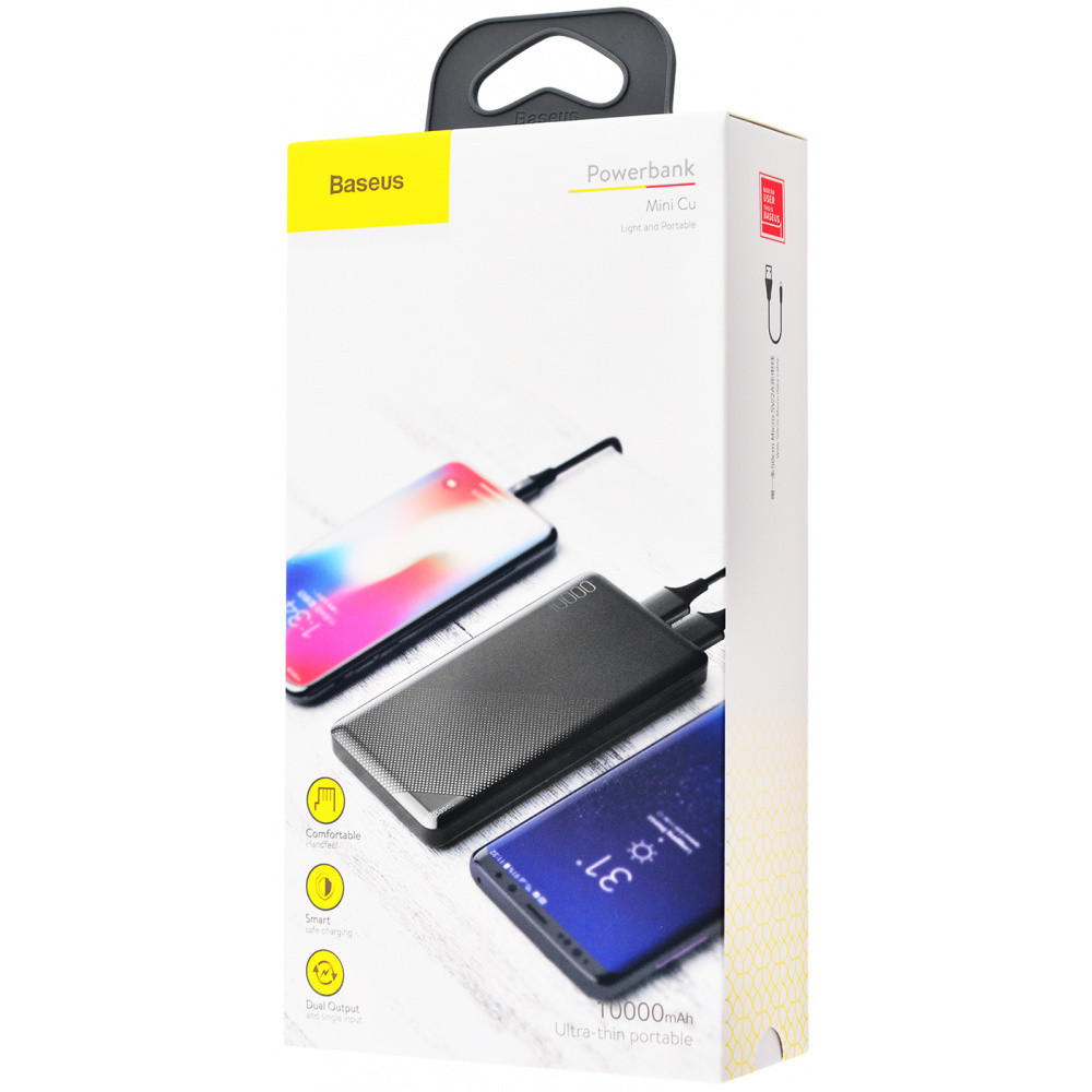 

Портативное зарядное устройство Power Bank Baseus Mini Cu 10000 mAh Черный (107414)