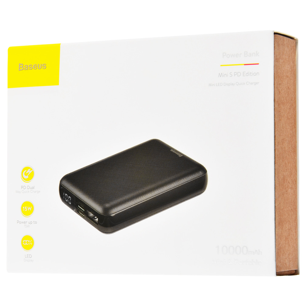 

Портативное зарядное устройство Power Bank Baseus Mini S Digital Display PD 10000mAh (107418)