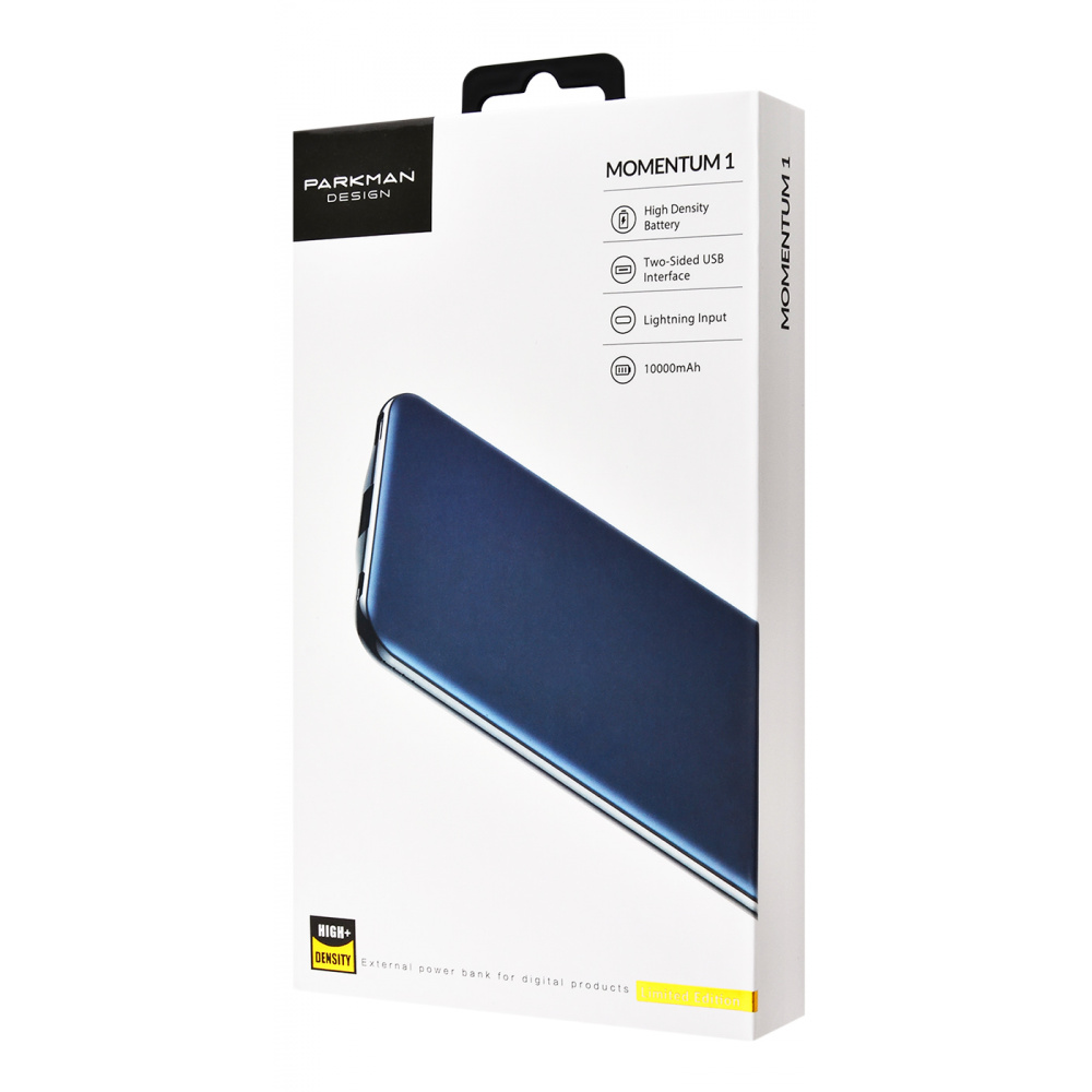 

Портативное зарядное устройство Power bank Parkman M1 10000 mAh Синий (107478)