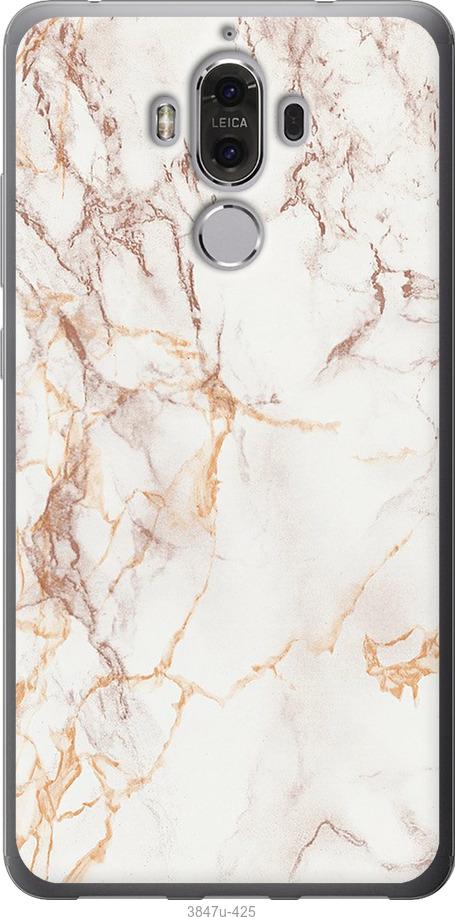 

Чехол на Huawei Mate 9 Белый мрамор