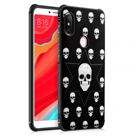 

Противоударный TPU чехол Sweet Art для Xiaomi Redmi S2 Череп (90210)