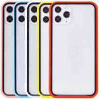 

Прозрачный TPU+PC чехол Epic с цветным бампером для Apple iPhone 11 Pro Max (6.5")