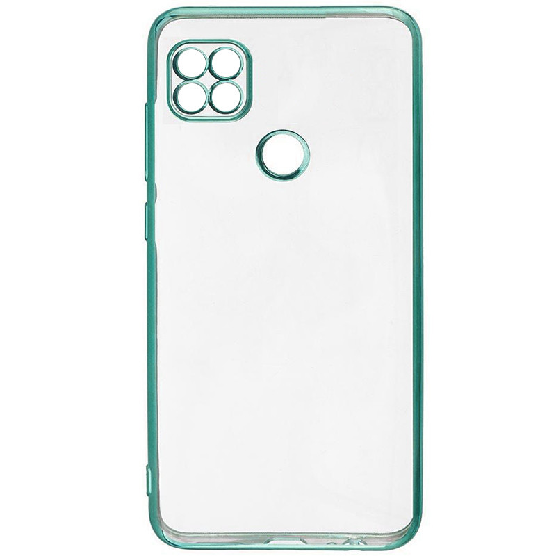 

Прозрачный силиконовый чехол с глянцевой окантовкой Full Camera для Xiaomi Redmi 9C Зеленый (170809)