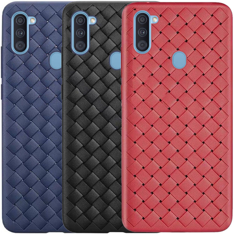 

PU чехол-накладка Epik Weaving series для Samsung Galaxy A11 (132653)