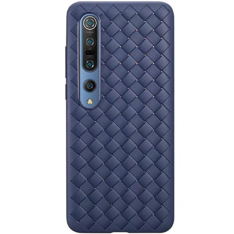 

PU чохол-накладка Epik Weaving series для Xiaomi Mi 10 Pro (Синій)