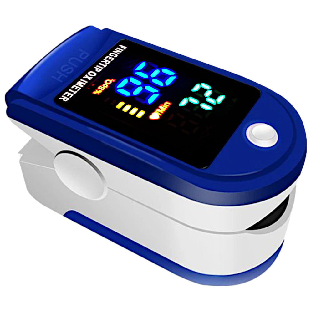 

Пульсоксиметр Fingertip Pulse Oximeter LYG-88 (Білий / синій)