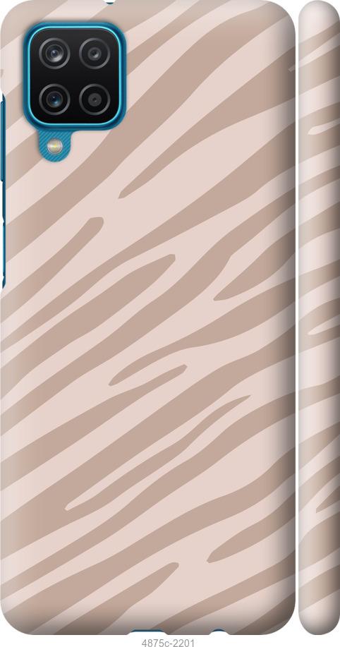 Чехол на Samsung Galaxy M12 M127F Зебра беж