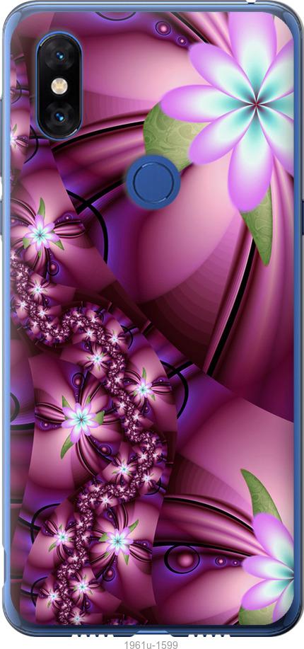 

Чехол на Xiaomi Mi Mix 3 Цветочная мозаика