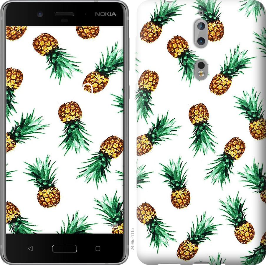 

Чохол на Nokia 8 ананас