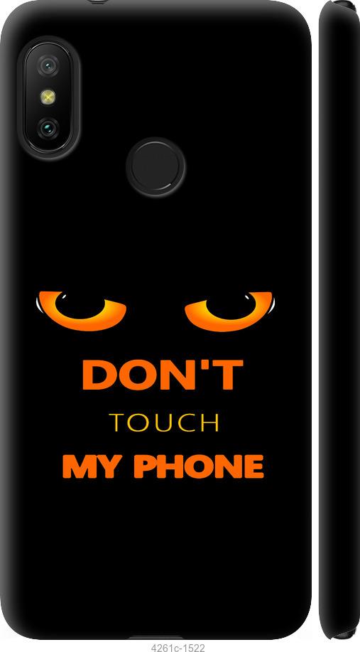 

Чехол на Xiaomi Redmi 6 Pro Don't touch the phone