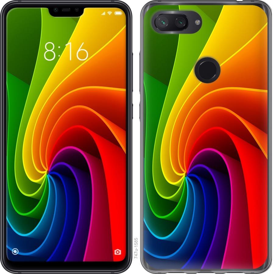 

Чохол на Xiaomi Mi 8 Lite Райдужний вихор