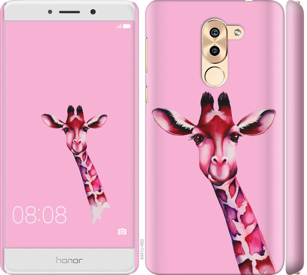

Чохол на Huawei Mate 9 Lite Рожева жирафа