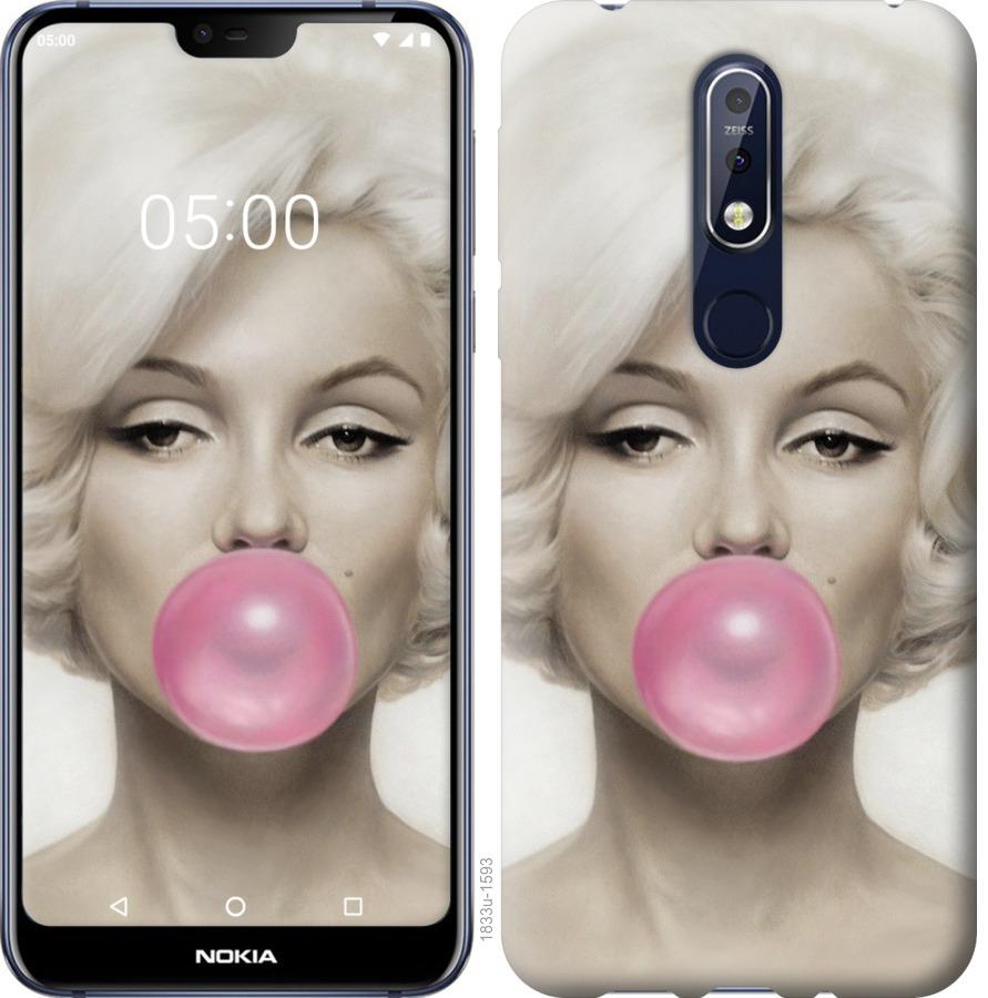 

Чехол на Nokia 7.1 Мэрлин Монро