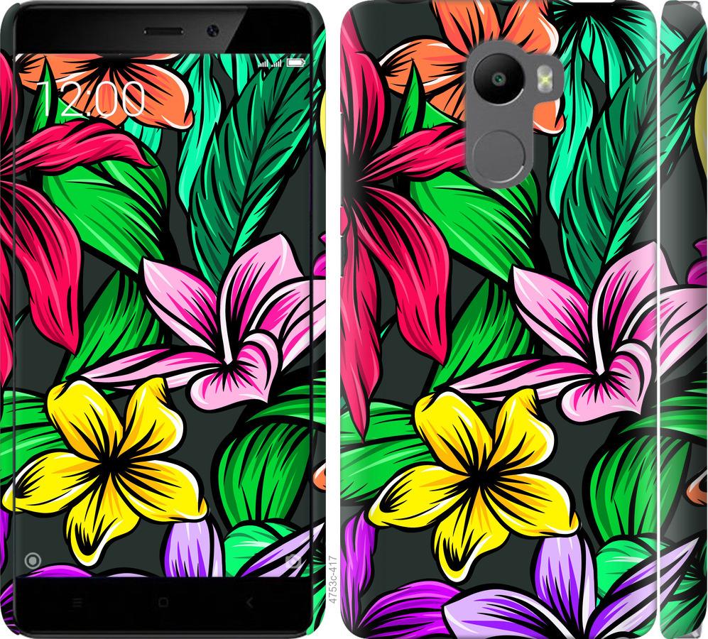 

Чохол на Xiaomi Redmi 4 Тропічні квіти 1