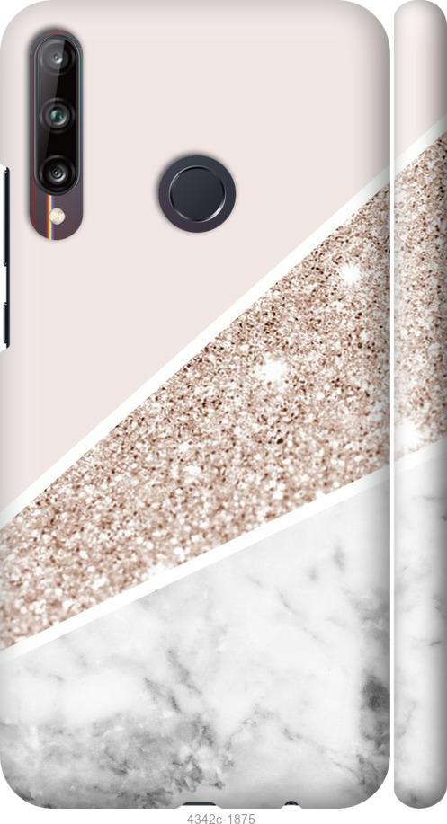 

Чехол на Huawei P40 Lite E Пастельный мрамор