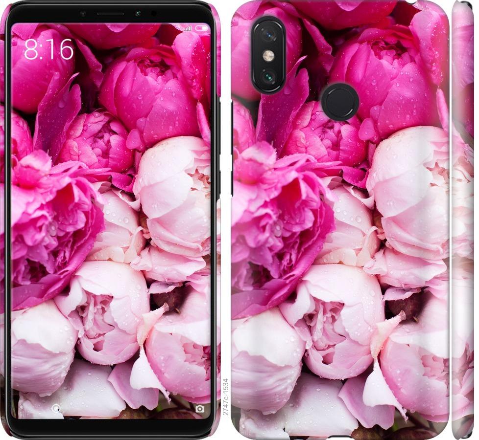 

Чохол на Xiaomi Mi Max 3 Рожеві півонії
